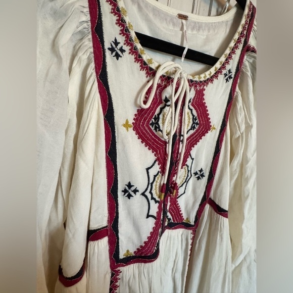 Free People Sweet escape ivory boho dress size Xsmall - Picture 10 of 12